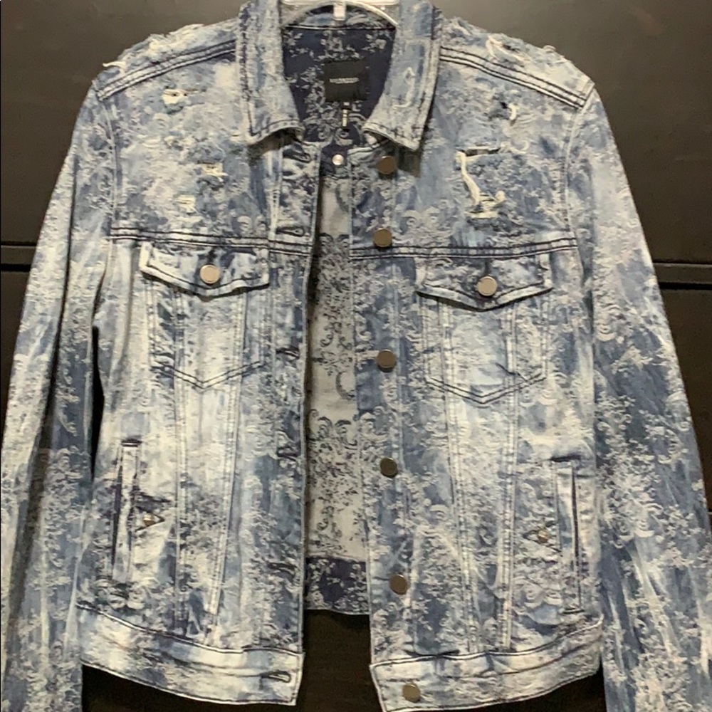 LiverPool Jeans  Distressed Denim Jacket